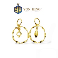 YON HING Round Pendant Gold 916