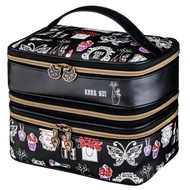 Japan Magazine Anna -Sui Double Decker Cosmetic Multipurpose Bag