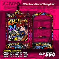 Stiker Sangkar Kotak KICAU MANIA GRAFITi High Quality Bisa REQUEST CUSTOM - CNS STICKER