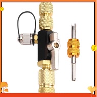HVAC Tools Valve Core Removal Tool, 1/4 Inch Vacuum-Rated W/Valve Core Wrench, HVAC Valve Core Remov