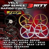 3nity JRP Rapido Racing Rims 5 Spokes Ring 17 Jupiter Mx King Supra Fit Revo Vega R New Vega PNPZR