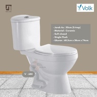 Kloset Duduk Model TOTO / Closet Duduk Murah TOTO / Toilet Duduk