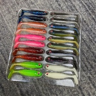 NFF Mini Soft Lure 4cm 1g With AR15 3cm Hook Specializing in UL Fishing, Shy Fishing, Small Fish, UL