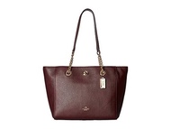 Coach Turnlock Ladies Large Leather Tote Handbag 57107