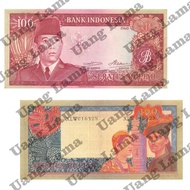 TANPA LIPATAN PREMIUM Uang Kuno Uang Lama Uang Sukarno 100 Rupiah 1960