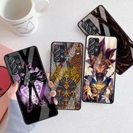 Yu-Gi-Oh 02 Tempered Glass Phone Case For Samsung Galaxy A16 A15 A25 A35 A55 A53 A54 A34 A14 A32 A52