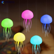 NOBELJIAOO Full Color Gradient Intelligent Voice-Controlled Jellyfish Light Smart Touch Foot Bedroom