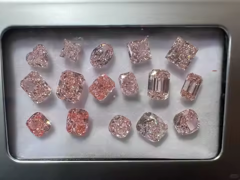 With IGI certificates Pink Lab Diamond CVD HPHT Fancy Color Lab grown Diamonds Wholesale