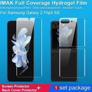 三星Samsung Galaxy Z Flip5 5G - Imak Hydrogel Film III Full coverage screen protector 水凝盾三代 全屏覆蓋保護貼 手機後背貼 水凝貼 三片裝
