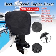 210D Waterproof Universals Boat 15 30 60 100 150 175 250 PH Motor Cover Outboard Engine Protector Covers D49
