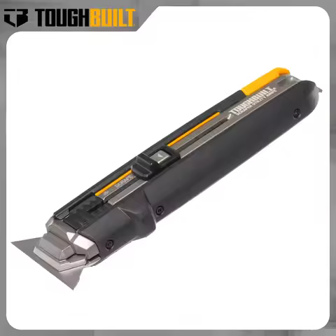 TOUGHBUILT TB-H4S5-01 Scraper Utility Knife Dual Function Eradicate Cutting Included 5 Blades Portab