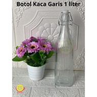 1 liter Box Glass Bottle/1 liter Juice Bottle/1 liter Glass Water Bottle/Swing Bottle Lid