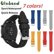 Universal Silicone Watch Band Rubber Waterproof Strap For Samsung Galaxy Watch 4 5 pro Samsung Gear Soft Breathable Strap 20mm 22mm 24 26 Smart Watch Strap Replacement