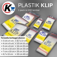 Ziplock plastic clips 1 pack contains 100 sheets measuring 3x5 - 4x6 - 5x8 - 6x10 - 7x10 - 8x12 - 8.
