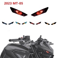 For YAMAHA MT-03 MT03 Mt03 2022 2023 Motorcycle Accessories Front Fairing Headlight Guard Sticker Head Light Protection Sticker