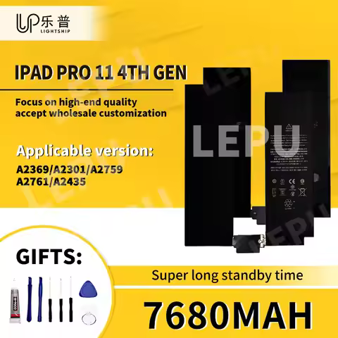 Original Battery for IPAD Pro 11 4th Gen 1 A2369 A2301 A2759 A2761 A2435 Tablet Battery with Tools 7