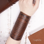 [LAP] Leather Arm Guard Men Punk Rock Strap Wrist Guard Role-Playing Stage Props Leather Cycling Wrist Guard