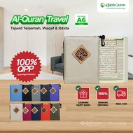 Al-quran Safar al quran Translation Rasm waqof ibtida Uthman Tajwid Color Zipper Travel Jacket A6
