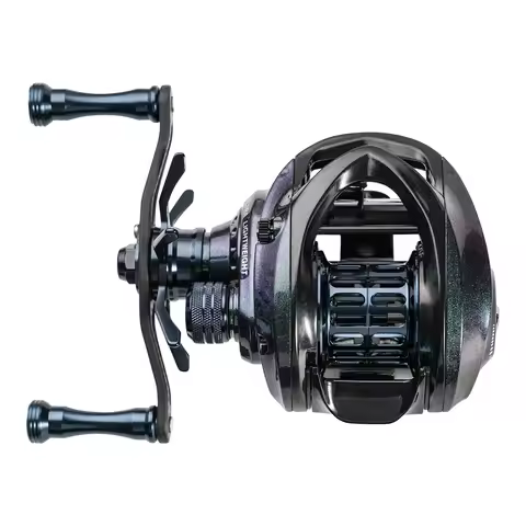 Baitcasting Reel 6.5:1 Fishing reel just 125g with Ceramic Bearings BFS reel Ultra light 5kg Drag Ca