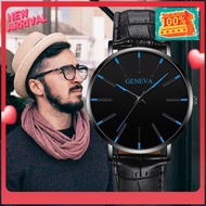 Geneva Mens Watch Business Quartz Fashion Sport Male Wrist watches with Leather strap Clock