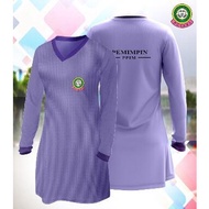 baju purple perempuan jersi muslimah microfibre PEMIMPIN PUTERI ISLAM Sublimation Tshirt muslimah je