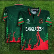 Short Sleeve Polo Cricket Jersey, for Men, New Release in 2026, Bangladesh World Cup Jersey, Banglad