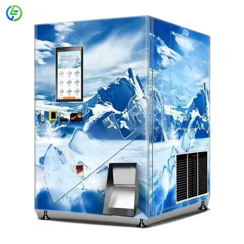Customized Vending Machine Supplier Ice Cube Ice Block Making Vending Machine Automatic Commercial I