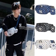 MLB Waist bag NY Yankees 滿版提花logo二合一 腰包 胸包