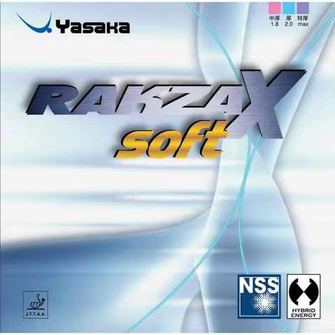 Yasaka Rakza X soft Rakza X Table Tennis Rubber, 2.0mm or MAX, Red or Black,Professional Table Tenni
