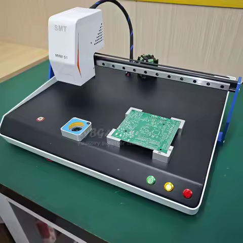 Automatic SMT Pick Place Machine Double Vision Camera System Mini S1 LED SMD Mounter Single Head Noz