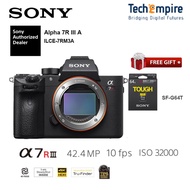 Sony A7R IIIA & A7RM3A A7RIII A7R3 A7R IIIA Full Frame Mirrorless Camera - Body Only (Sony Malaysia 