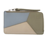Loewe Puzzle，2023款，皮革，綠色，卡包、零錢包、碎片收納包，0848 [二手] LOEWE