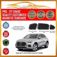 Audi Q3 2018 - 2021 (F3) (Plastic Frame) ( 6 pcs) Car Sunshade