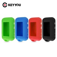New KEYYOU Silicone Case Car Key For Starline E60 E61 E66 E63 E66 E90 E91 E61 E95 2-Way Car Alarm LCD Remote Controller Keychain 707665
