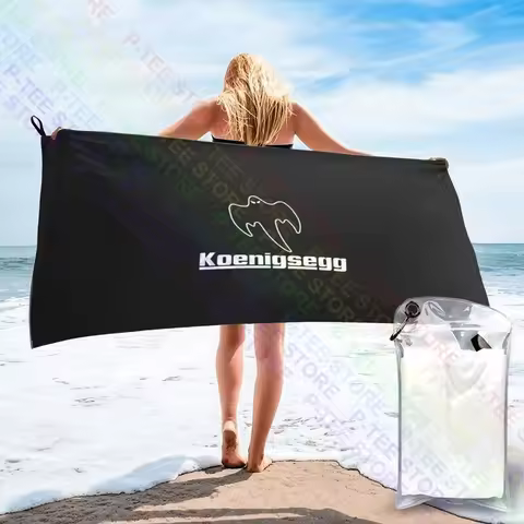 Koenigsegg Ghost Ccx Supercar Logo Quick dry Towel Outdoor Microfiber Good Quality