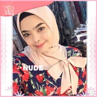 Riben Reben Ribbon  - Nude Colour VAT06 Tudung Bawal Chiffon  Tabur