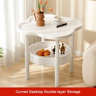 Q54OJPJ5B 4040CM Side Table Plastic Samll End Table Trendy With Storage Bedside Table for Living Roo