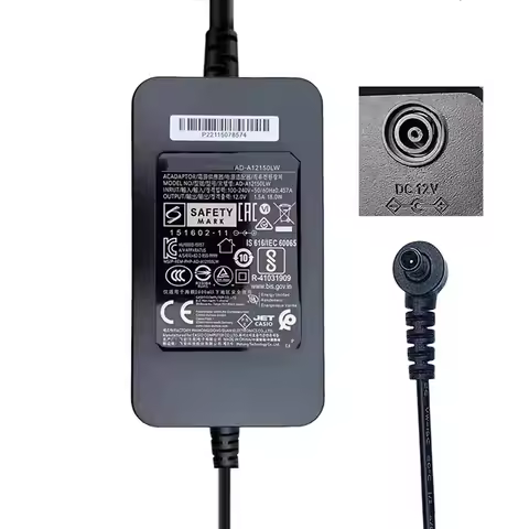 Original AD-A12150LW 12V 1.5A Power Adapter Charger For CASIO CTK-6300 PX-130 AP-220 PX-A100RD AD-12