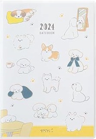 Midori Pocket Diary, 2024, B6, Weekly Dog Pattern, 22255006 (Begins January 2024)