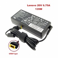 New Lenovo 20V 6.75A 135W USB Type-C Power Supply Laptop AC Adapter Power Charger