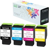 Compatible 70C1HK0 70C1HC0 70C1HM0 70C1HY0 Replacement for Lexmark CS310 CS310n CS310dn CS410n CS410