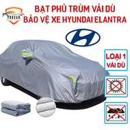 [HYUNDAI ELANTRA] Bạt vải dù phủ trùm kín bảo vệ xe hyundai elantra chất liệu vải dù oxford cao cấp 