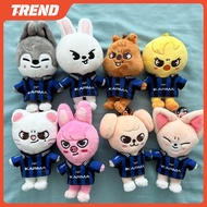 KPOP Stray Kids KARMA SKZOO PLUS Doll Keyring Men's and Women's Cute Fashion Bag Pendant Plush Doll 