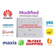 Huawei B310 B618 B525 for unlimited Hotspot 4G/3G LTE Router modify (USED)