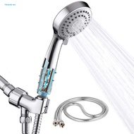 hkanda Abs Environmentally Shower Head 3 Mode Handheld Shower High-pressure Handheld Shower Head with 3 Spray Modes for G1/2 Thread Interface Perfect for Southeast Homes