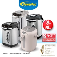 PowerPac Electric Airpot 3L to 5L with 2-way/3-way Dispenser and Reboil (PPA70/3, PPA70/4, PPA70/5, ZDH-H30B1)