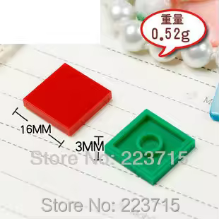 3068b 100pcs*Flat Tile 2x2* DIY enlighten block bricks,Compatible With Lego Assembles Particles