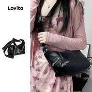 Casual Plain Retro Versatile Splicing Saddle Bag Small shoulder bag for Women LFA60138