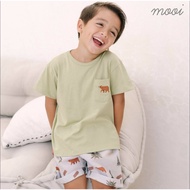 Mooi Pocket Tee Set 1-5 Years Old Children's Printed Pockets Suit CBKS