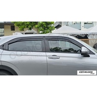 Honda HRV / Vezel 2022 2023 2024 2025 Door Visor / Mugen Door Visor / Injection With Stainless Steel